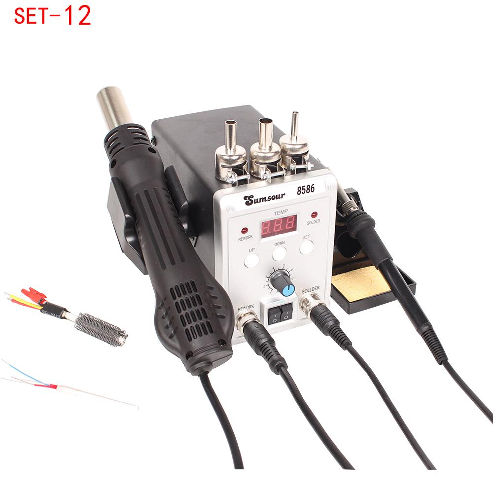 Электрическая паяльная станция 2в1, 750Вт