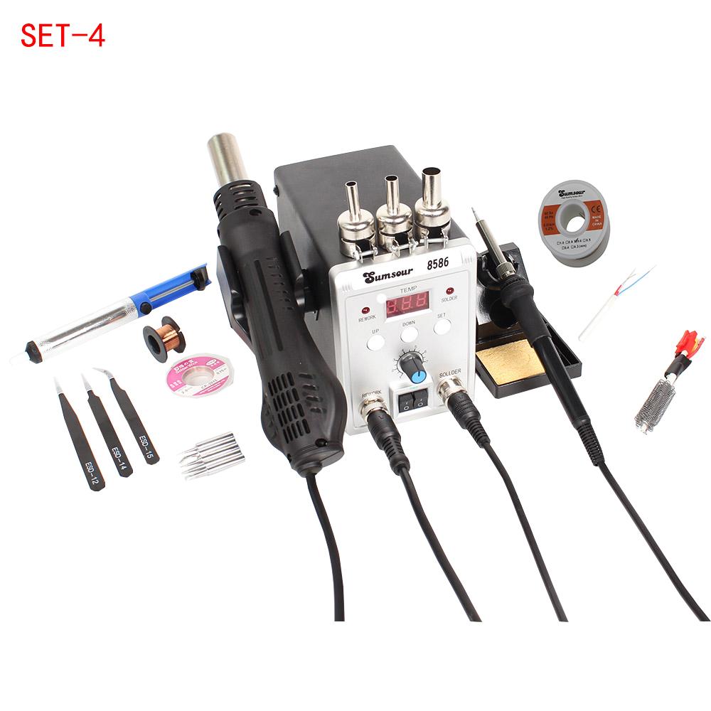 Электрическая паяльная станция 2в1, 750Вт