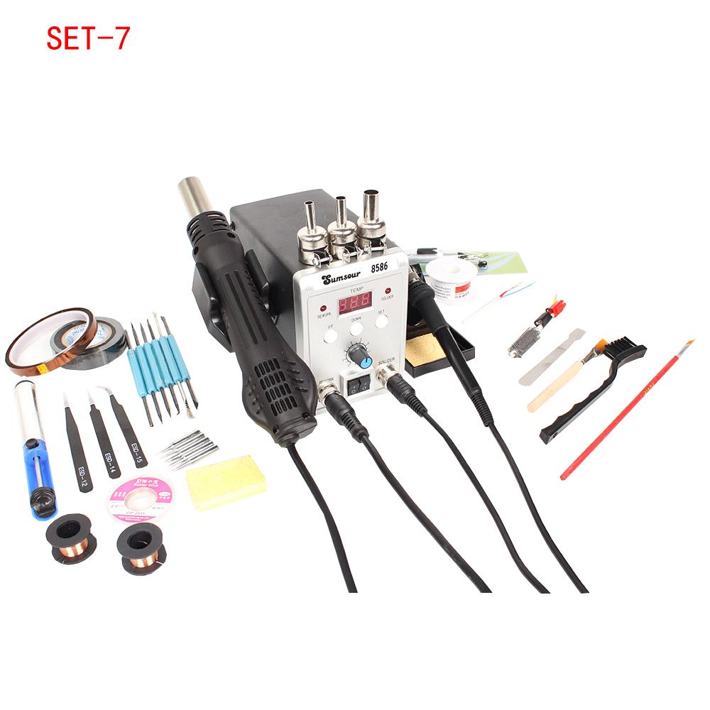 Электрическая паяльная станция 2в1, 750Вт