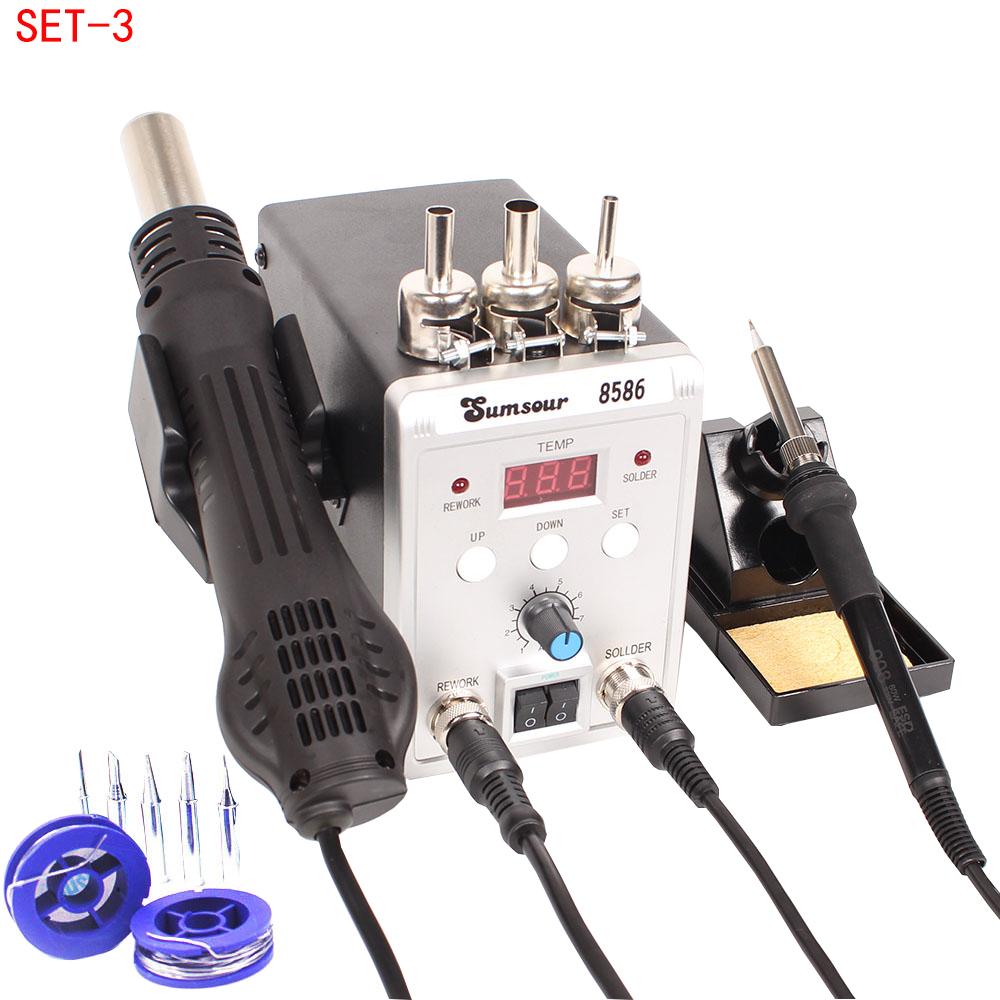 Электрическая паяльная станция 2в1, 750Вт